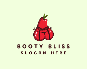 Butt - Sexy Pear Lingerie logo design