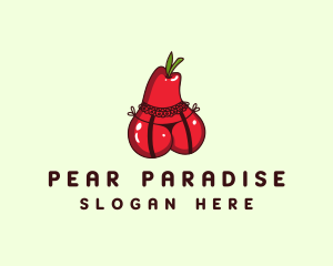 Pear - Sexy Pear Lingerie logo design