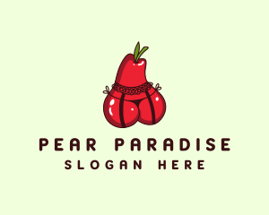 Sexy Pear Lingerie logo design