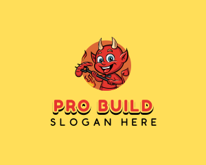 Devil Sausage Grill logo design