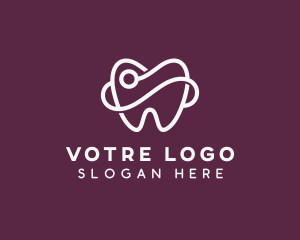 Tooth Clinic Dentistry Logo
