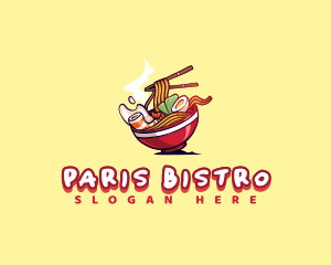 Ramen Noodles Dining logo design