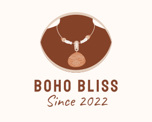 Traditional Boho Necklace  logo design