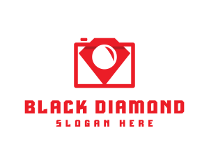 Camera Diamond Media logo design