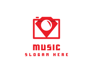 Vlog - Camera Diamond Media logo design