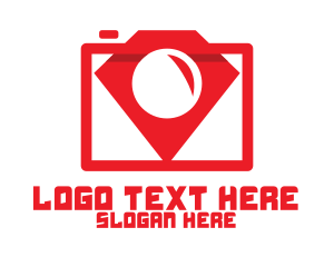 Instagram Vlogger - Red Diamond Media logo design
