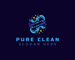 Pressure Wash Cleaning logo design