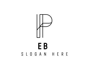 Letter P - Professional Monoline Letter P logo design