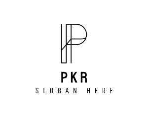 Professional Monoline Letter P logo design