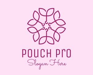 Ornamental Elegant Flower logo design