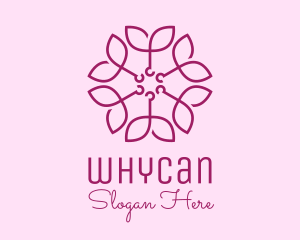 Luxurious - Ornamental Elegant Flower logo design