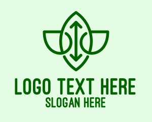 Vegan - Simple Herbal Spa logo design