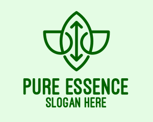 Pure - Simple Herbal Spa logo design