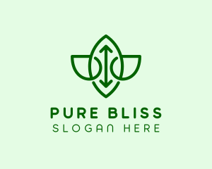 Simple Herbal Spa logo design