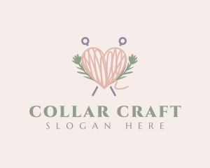 Thread Heart Yarn logo design