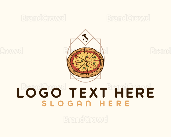 Italy Baked Pizza Logo