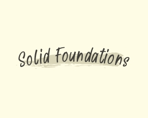 Handwritten Art Brush Logo