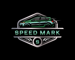 Car Racing Automobile logo design