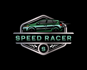 Car Racing Automobile logo design