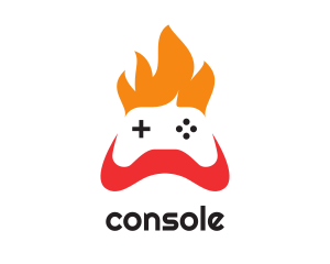 Fire Console Controller logo design