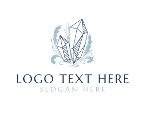 Glam - Deluxe Diamond Crystal logo design