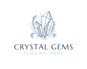 Deluxe Diamond Crystal logo design