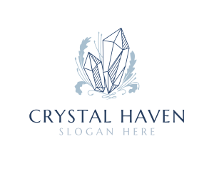 Deluxe Diamond Crystal logo design