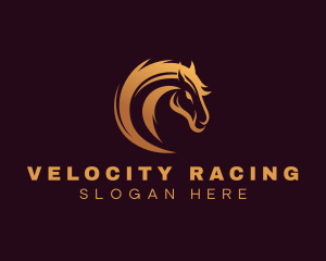 Equestrian Horse Race logo design