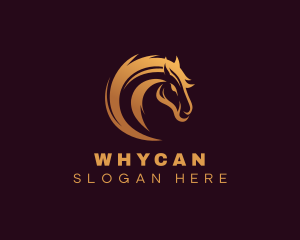 Pony - Equestrian Horse Race logo design
