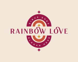 Bohemian Rainbow Craft logo design