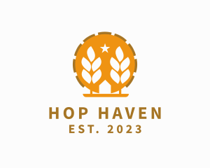 Hop - Beer Barrel House logo design