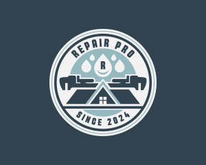 Wrench Fix Plumbing logo design