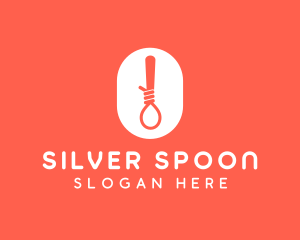 Hanging Rope Spoon logo design