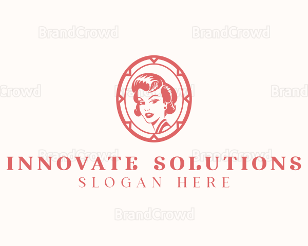 Female Beauty Salon Logo