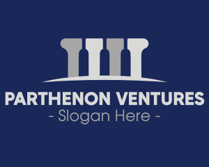 Parthenon - Wine Structure Building logo design