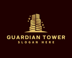 Skyscraper Tower Architecture logo design