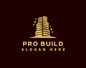 Skyscraper Tower Architecture logo design