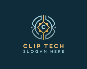 Cyber Tech Crypto logo design