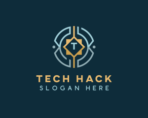 Cyber Tech Crypto logo design