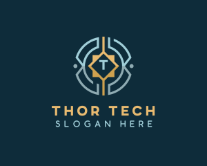 Cyber Tech Crypto logo design