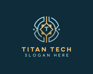 Cyber Tech Crypto logo design