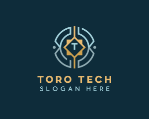 Cyber Tech Crypto logo design