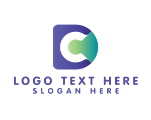 Game - Modern Letter DC logo design