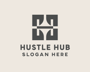 Studio Agency Letter H logo design