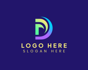 Media - Generic Digital Letter D logo design
