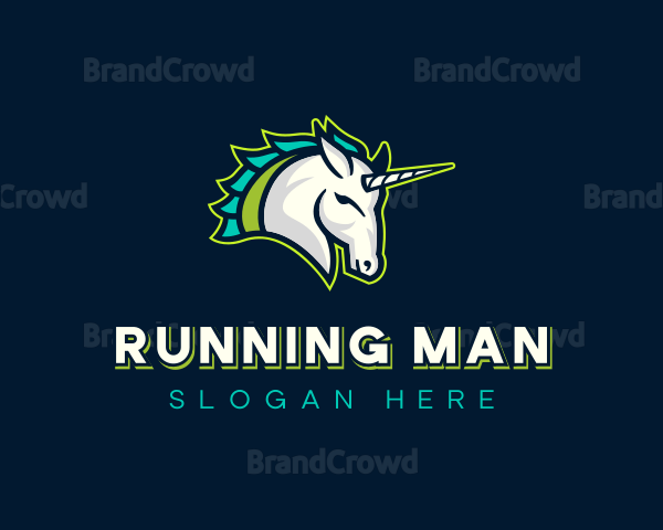 Unicorn Horse Gaming Logo