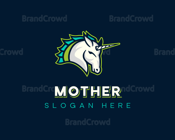 Unicorn Horse Gaming Logo