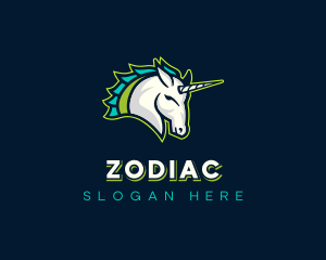 Unicorn - Unicorn Horse Gaming logo design