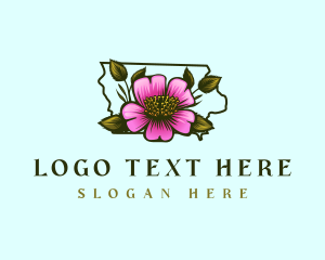 Wild Rose - Iowa Wild Rose logo design