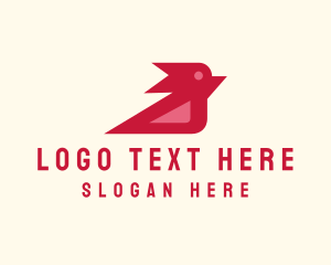 Flight - Avian Cardinal Bird logo design